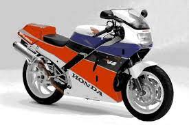 Honda Vfr400r Motorcycle Paint By Number Kit Etsy Motorcycle Painting Honda Paint By Number Kits