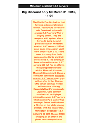 51 rows · minecraft cracked servers. Minecraft Cracked 1 8 7 Servers Minecraft Xbox 360 Adventure Manualzz