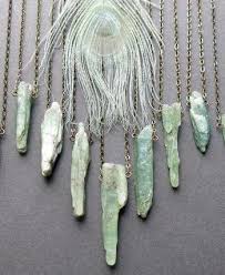 Gold Necklaces Online For Women Explore Styles Find The Necklace For You Raw Crystal Necklace Raw Stone Jewelry Raw Stone Necklace