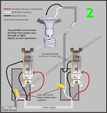 The white wire becomes the energized switch leg, as indicated by using black or red electrical tape. Two 3 Way Switches One Acting As A Master Switch Diy Home Improvement Forum