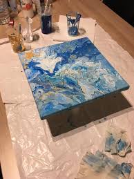 Je créé ces vidéos que je. Technique Acrylique Pouring Cultura