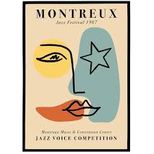 2m2c / avenue claude nobs 5, 1820 montreux, switzerland. 1967 Jazz Festival Poster Festival Posters Jazz Festival Jazz Poster