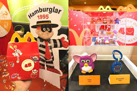 To wash it all down, you can select a regular soft drink, or a range of hot beverages including hot one of the most popular foods on the mcdonald menu in malaysia is the bubur ayam mcd. Blast From The Past Mcdonald S M Sia Launches 14 Happy Meal Toys From The 80s And 90s Lifestyle Rojak Daily