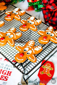 Text symbols that are usual characters, but turned around. Reindeer Gingerbread Cookies Upside Down Gingerbread Man Reindeer Cookies Big Bear S Wife
