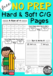 no prep hard and soft c and g pages this reading mama