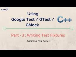Here Is How You Write Test Fixtures Using Google Test In C Writing Test Writing Test