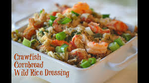 Sausage & wild rice dressing. Amazing Crawfish Cornbread Wild Rice Dressing Recipe For Thanksgiving Youtube