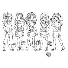 Ze komen allemaal uit de supermarkt en hebben grappige namen. Mewarna10 Lego Friends Olivia Kleurplaat