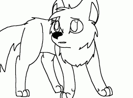 Cute Wolf Drawings Cute Simple Wolf Drawing Blushing Wolf Animation By Cute Wolf Drawings Cute Drawings Wolf Drawing