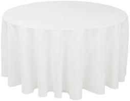 Amazon Com Craft And Party 10 Pcs Round Tablecloth For Home Party Wedding Or Restaurant Use 120 Round Wh Round Tablecloth Table Cloth White Table Cloth