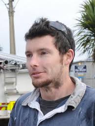 Off-road forklift joyride ends up the creek