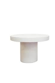 Contempo Round Terrazzo Dining Table White Interiors Online