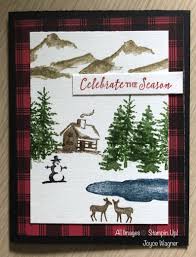 Country Christmas Card Country Christmas Cards Winter Cards Homemade Christmas Cards