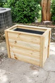 The diy planter box will have to be sturdy enough to hold plants and wet soil. Diy Long Picket Planter Bower Power