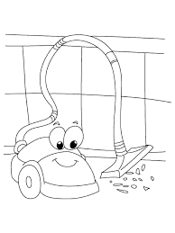 V for vulture and vacuum coloring page print. Vacuum Cleaner Coloring Pages Free Printable Vacuum Cleaner Coloring Pages