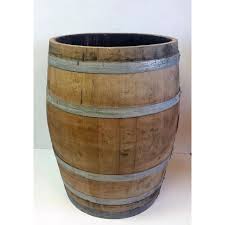 Bamboo garden products willow garden products. Master Garden Products Natural 32 In H And 27 In W Oak Wine Barrel Planter Wbp 36 The Home Depot Barrel Planter Wine Barrel Planter Wine Barrel