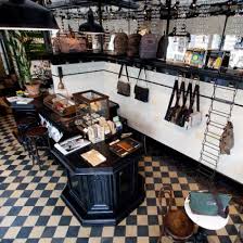 Property Of 8230 Property Of An Amsterdam Mens Bag Label Fits Out Their Store Interior Like An Old Fren Shop Interiors Amsterdam Shopping Store Interior