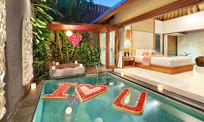 Legian Kriyamaha Villa Romantic Private Pool Villa In Legian Seminyak Bali Indonesia One Bedroom Vill Honeymoon Villas Bali Honeymoon Bali Honeymoon Villas