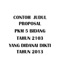 Dua hal yang sangat berharga dengan nilai jual tinggi, saat harus menjual. Contoh Judul Pkm Pdf