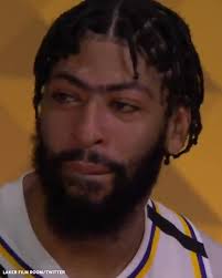The moment Anthony Davis realized he became an NBA champion 🙏 (via Laker  Film Room)