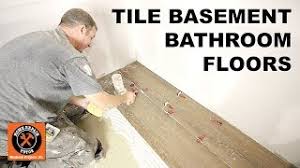 A carpet tile or carpet square is literally exactly that. How To Tile A Small Bathroom Floor Basement Bathroom Tips Youtube