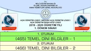 Açık öğretim lisesi diploma birimi tarafından 2019 yılına ait il/ilçe bazlı mezun öğrenci sayıları ile ilgili çalışma yapılmaktadır. 2020 1 Donem Acik Ogretim Lisesi Temel Dini Bilgiler Youtube