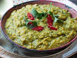Dhal D Aubergine Et De Lentilles Corail Au Thermomix Recette Plat Vegetarien Lentilles Corail Plat Legume