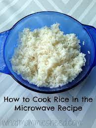 How To Cook Rice In The Microwave What Mommies Need How To Cook Rice Rice In The Microwave Microwave Recipes