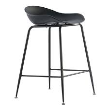 Buy top selling products like flash furniture metal bar stool with back in black and flash furniture contemporary height adjustable vinyl bar stool in black. 25 Seat Height Molded Plastic Bar Stool Modern Barstool Counter Stools With Backs And Armless Metal