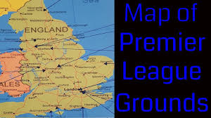 This is a list of clubs who have played in the english premier league at any time since 1992 to the current season. Map Of Premier League Teams Youtube