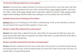 So please help us by uploading 1 new document or like us to download Ncert Class 6 Science Chapter 3 Fibre To Fabric Extra Questions