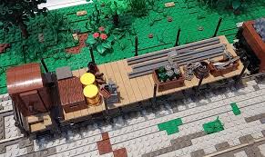 Guterwagen Lego Eisenbahn Lego Bauen Lego Zug