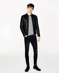 Motorradjacke Aus Leder Jacken Herren Zara Deutschland Jackets Men Fashion Leather Jacket Outfit Men Cool Jackets For Men