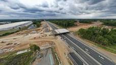I-77 Interchange Construction York SC - Carolina Panthers