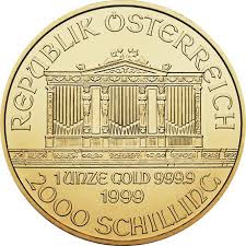 13 mm, dicke 1,2 mm. Gold Philharmoniker 1 1