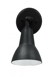 One Light Black Outdoor Directional Light 1ev6e Premier Quality Electrical Supplies