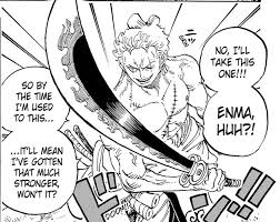 Pedang enma sendiri pertama kali disebutkan ketika hiyori meminta zoro untuk mengembalikan. The Key To Unleash The Full Potential Of Enma Sword Pagina 2 Di 2 One Piece