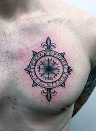 We have compiled a list of 173 chest tattoos large and small, to provide you with some. Top 51 Small Chest Tattoo Ideas 2021 Inspiration Guide Small Chest Tattoos Chest Tattoo Men Rune Tattoo