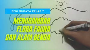 Menggambar bentuk adalah mewujudkan gagasan berdasarkan objek alam benda dengan media dan prinsip tertentu. Seni Budaya Kelas 7 Menggambar Flora Fauna Dan Alam Benda Youtube