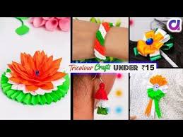 5 Amazing Tricolour Crafts Under 15 Handmade Craft Ideas Artkala Youtube Craft Lovers Handmade Crafts Crafts For Kids