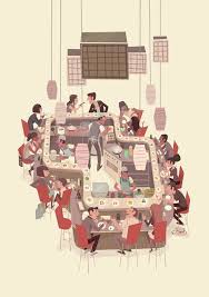 Sushi Train On Behance Retro Illustration Illustration Design Illustration