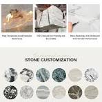 Mármore Natural Circular Grande Pedra Mesa High End Móveis Speckler Art  Padrão Mesa De Café Travertino Sólido