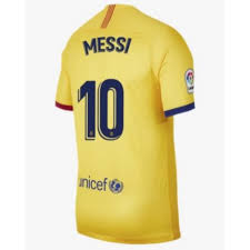 Arrivé en 2000 au fc barcelone, le club qui a pris en charge ses traitements médicaux, il a rapidement impressionné dans les équipes de jeunes. Nouveau Maillot Nike Homme Fc Barcelone Exterieur Flocage Officiel Messi Numero 10 Saison 2019 2020 Prix Pas Cher Cdiscount