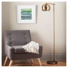 Modern Globe Floor Lamp Brassy Gold Threshold Globe Floor Lamp Target Floor Lamps Brass Floor Lamp