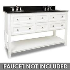 Ove decors edenderry 60 in. Large Bathroom Vanities 60 Bathroom Vanity In White With Black Granite Top And Bowl Elements Hardware Van066d 60 T