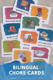 Well, spanish is a very rich and flexible language which allows you to create words fairly quickly and easily. Spanish Chores And Printable Cards For Kids Spanish Mama