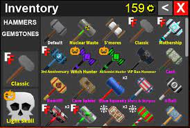 There are rarities of different hammers, which are common, rare, epic, and legendary.there can also be limited edition items, which are. Roblox Flee The Facility Items
