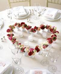 Party Resources For Cupid Wedding Centerpieces Heart Shape Wedding Flower Arrangements