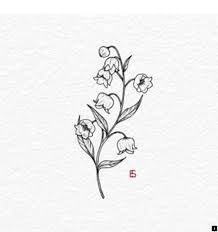 Lily Of The Valley Tattoo Birth Flower Tattoos Tattoos Birth Flowers