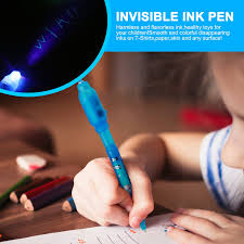 Wyao Invisible Ink Pen Spy Pen With Uv Light Magic Marker Kid Pens For Secret Message And Party Favor Bag Goody Party Favor Bags Invisible Ink Secret Messages